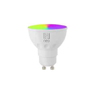 Immax NEO Smart žiarovka LED GU10 4,8W RGB + CCT farebná a biela, stmievateľná, zigbee